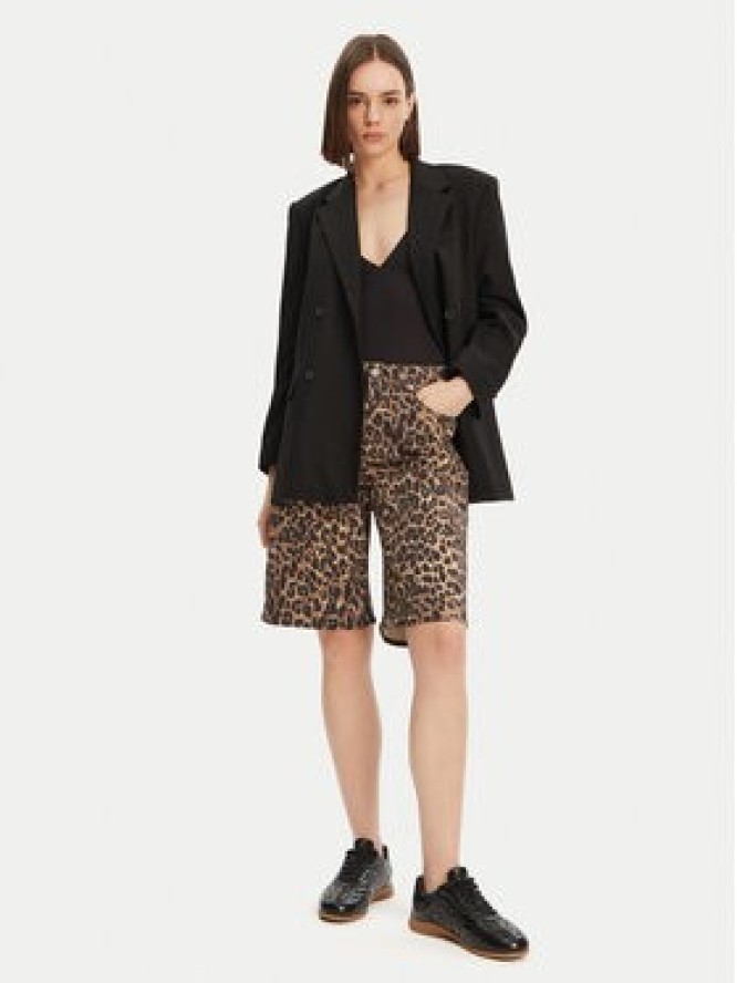 JJXX Bermudy Sarah 12283781 Brązowy Baggy Fit