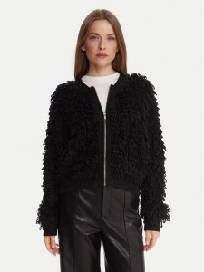 French Connection Kardigan 78ZBU Czarny Regular Fit