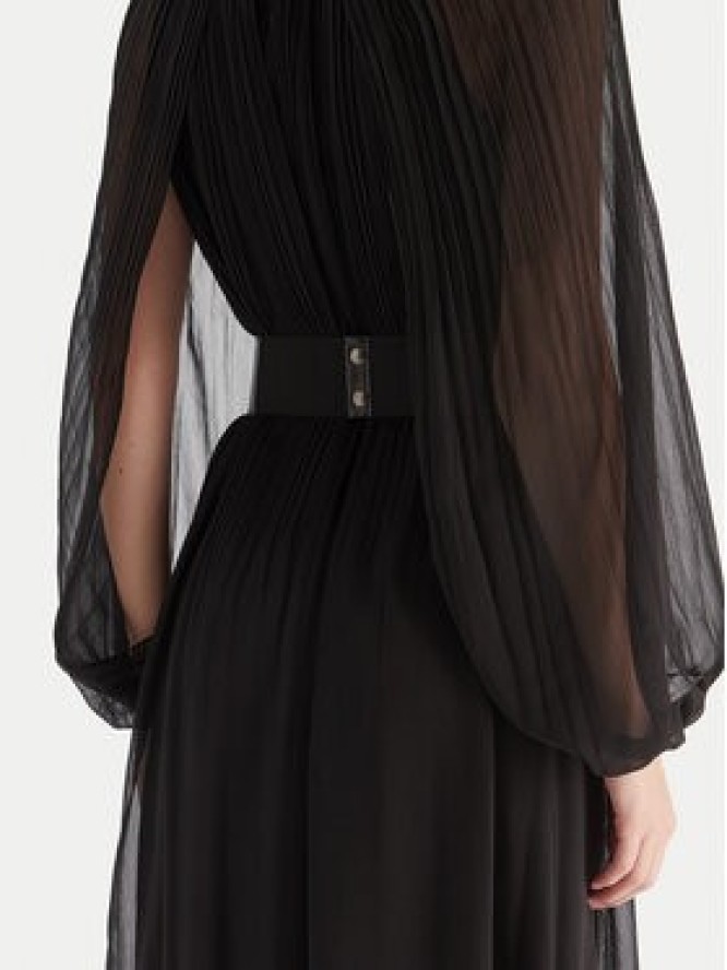 KAOS Sukienka koktajlowa RI1GX006 Czarny Regular Fit