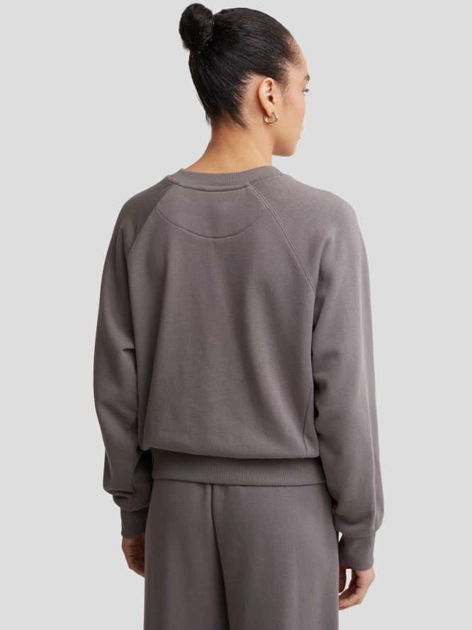 Bluza damska z haftem na piersi szara Mindy 903