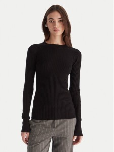 Patrizia Pepe Sweter 2K0337/K7S0-K103 Czarny Slim Fit