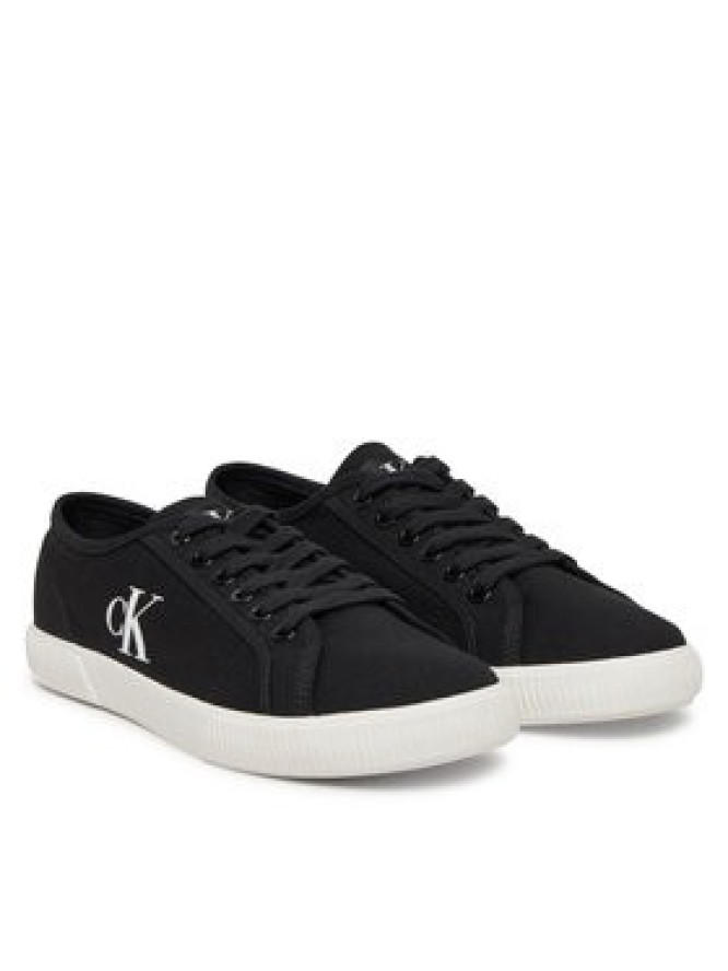 Calvin Klein Jeans Tenisówki Ess Vulc Low Cv Mg Wn YW0YW01762 Czarny