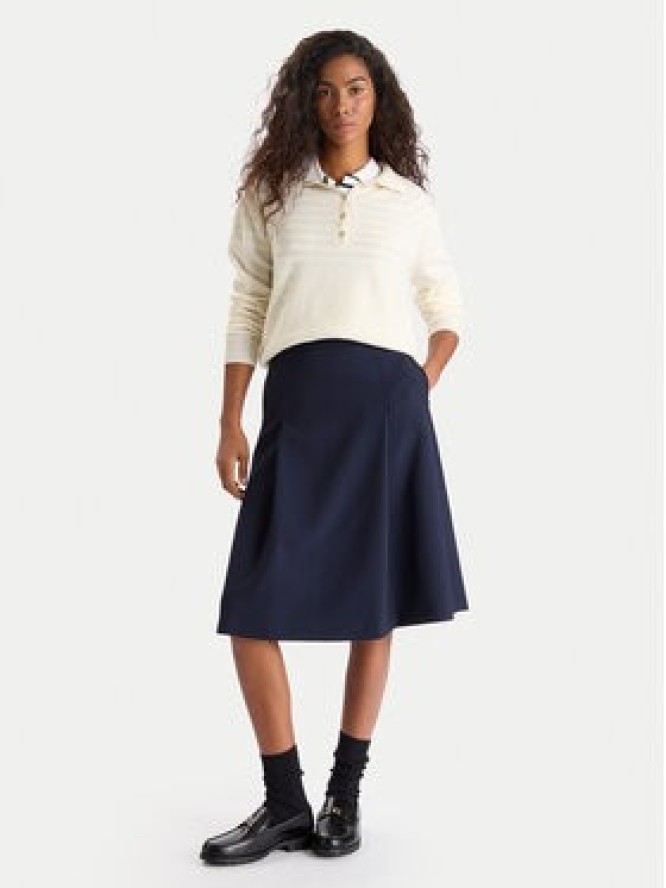 Tommy Hilfiger Spódnica trapezowa WW0WW48263 Granatowy Regular Fit