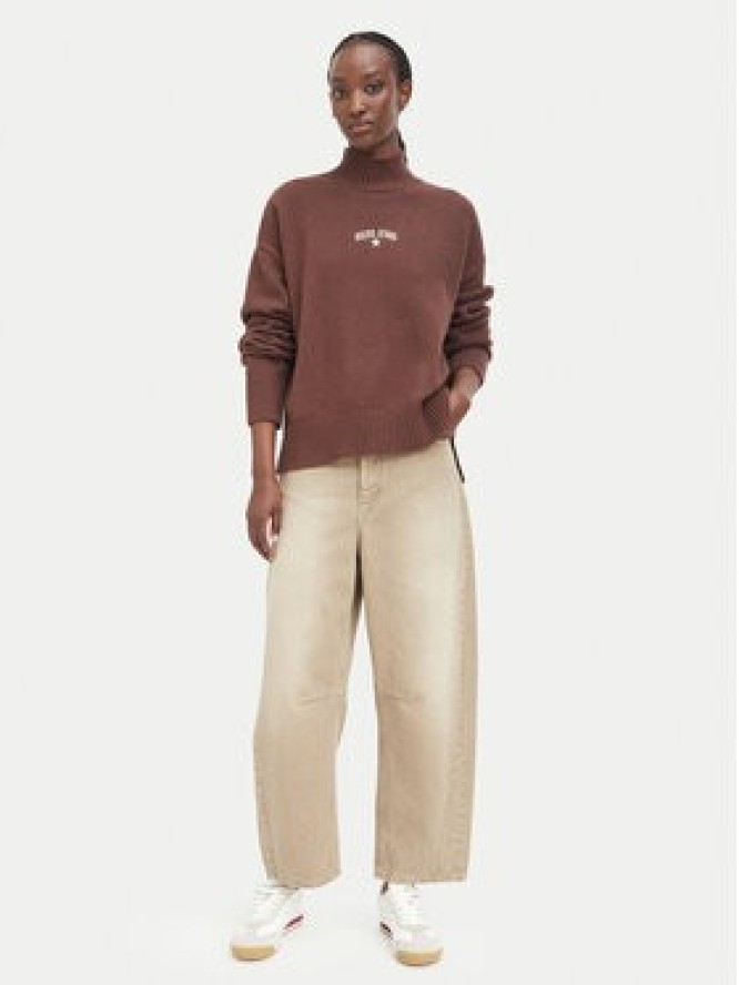 Guess Jeans Sweter W6BR09 Z1252 Brązowy Relaxed Fit