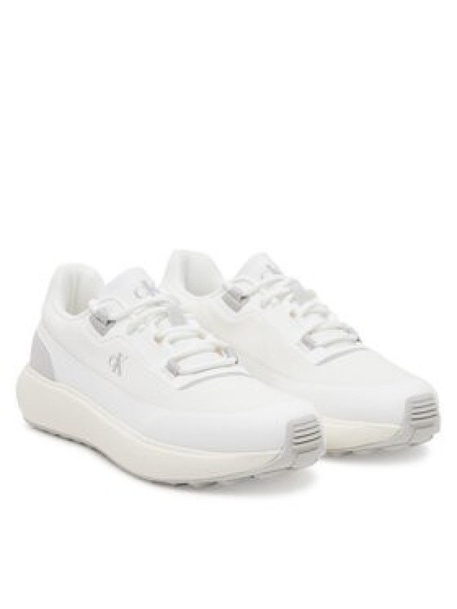 Calvin Klein Jeans Sneakersy Athleisure Runner Laceup Nt YW0YW01823 Biały