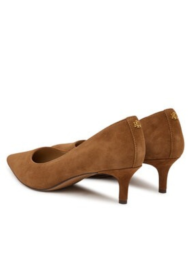 LAUREN RALPH LAUREN Szpilki Adrienne 802755524013 Brązowy