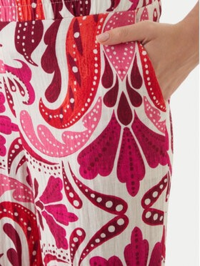 Morgan Spodnie materiałowe 261-PMARIA Różowy Regular Fit