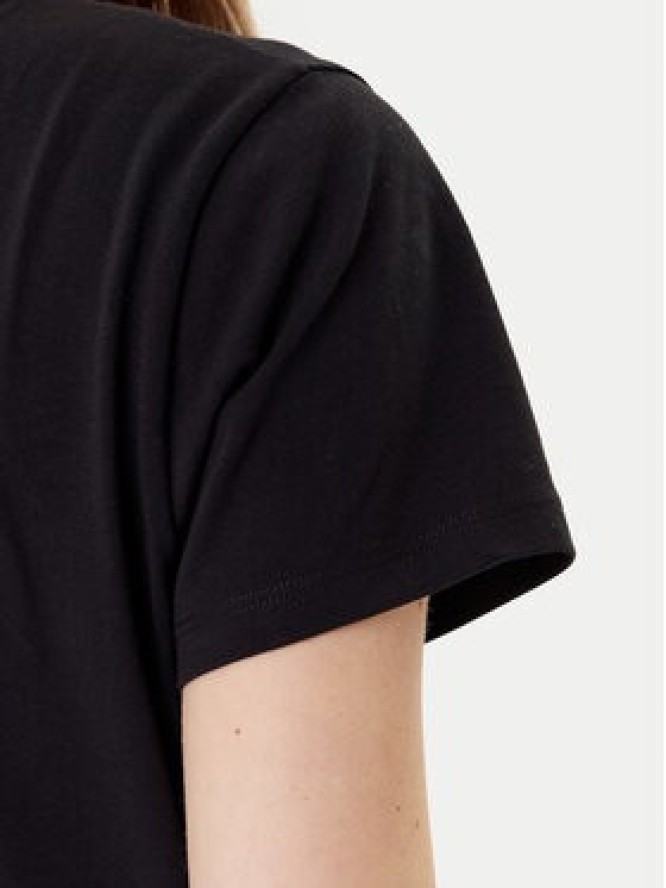 Liu Jo Sport T-Shirt TF5166 JS003 Czarny Regular Fit