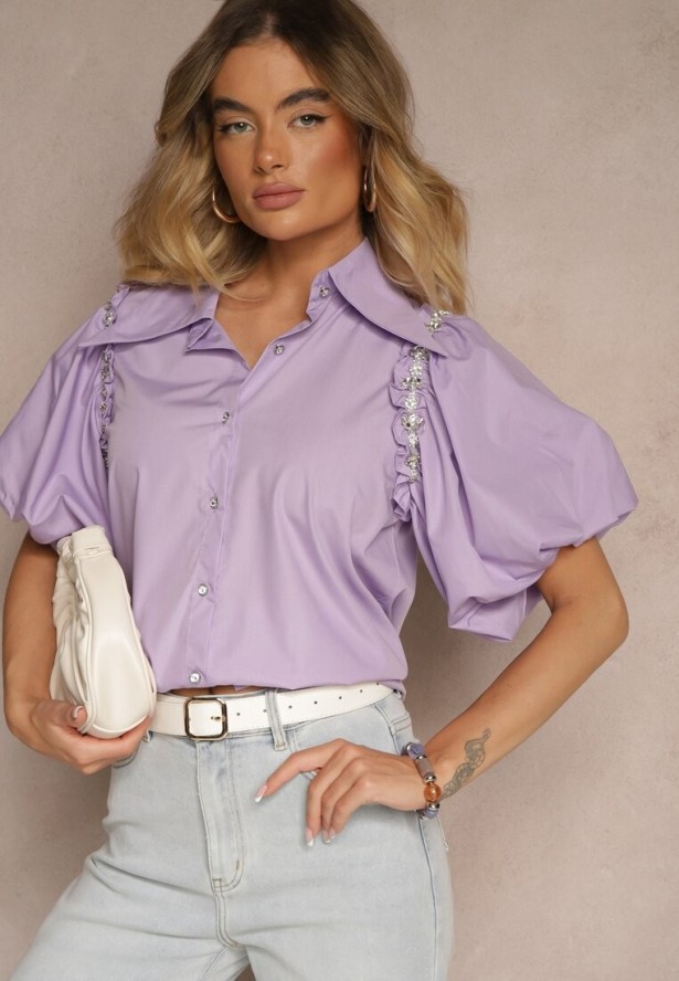 Fioletowa Koszula Klymamene