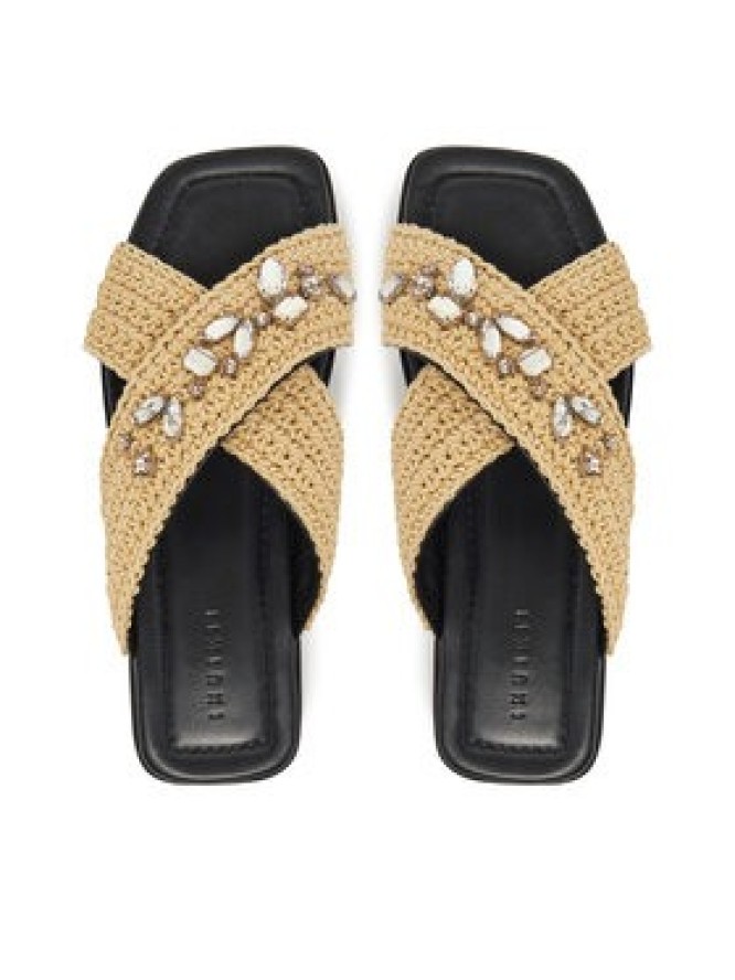 Inuikii Klapki Woven Strap Stones 70104-367 705 Beżowy