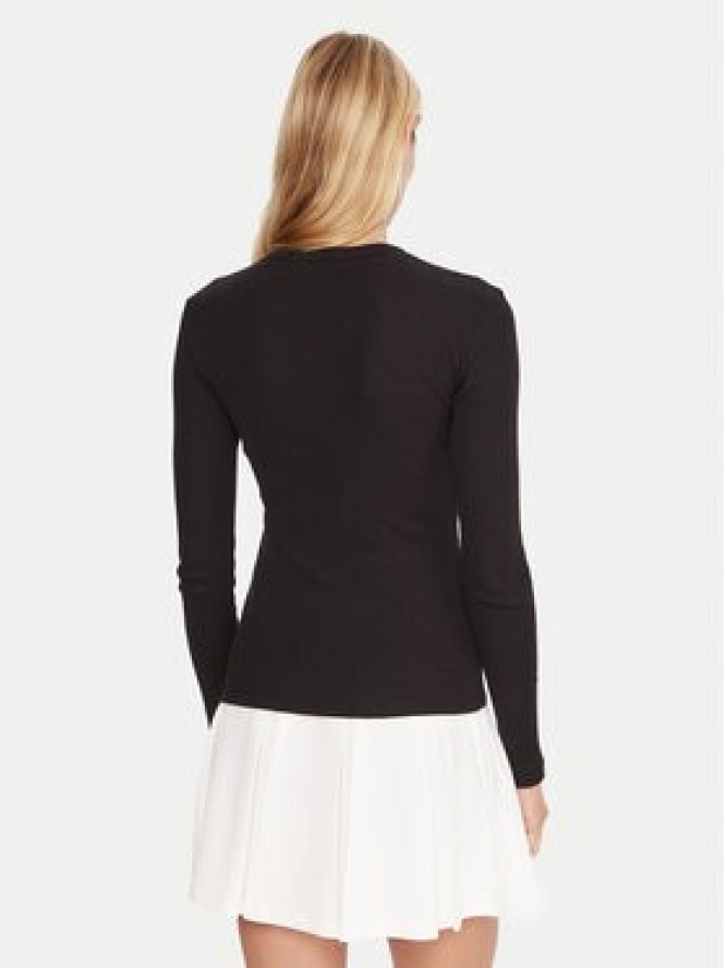 Lacoste Bluzka TF1692 Czarny Slim Fit