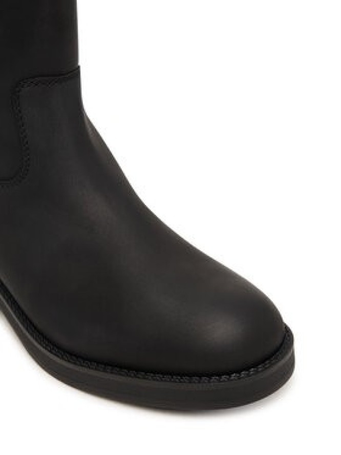 Tommy Jeans Botki Tjw Soft Sole Chelsea Boots Lth EN0EN03080 Czarny