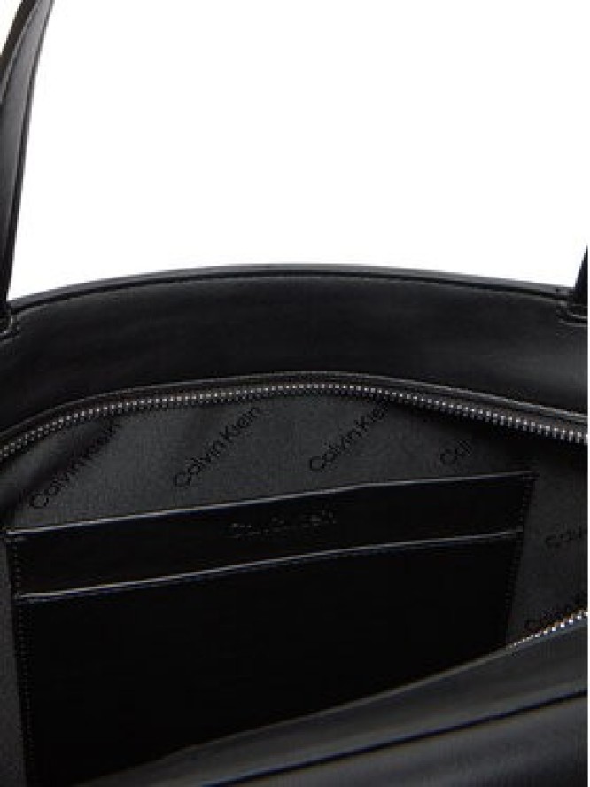 Calvin Klein Torebka Ck Re-Lock Medium Shopper LV04F3223G Czarny