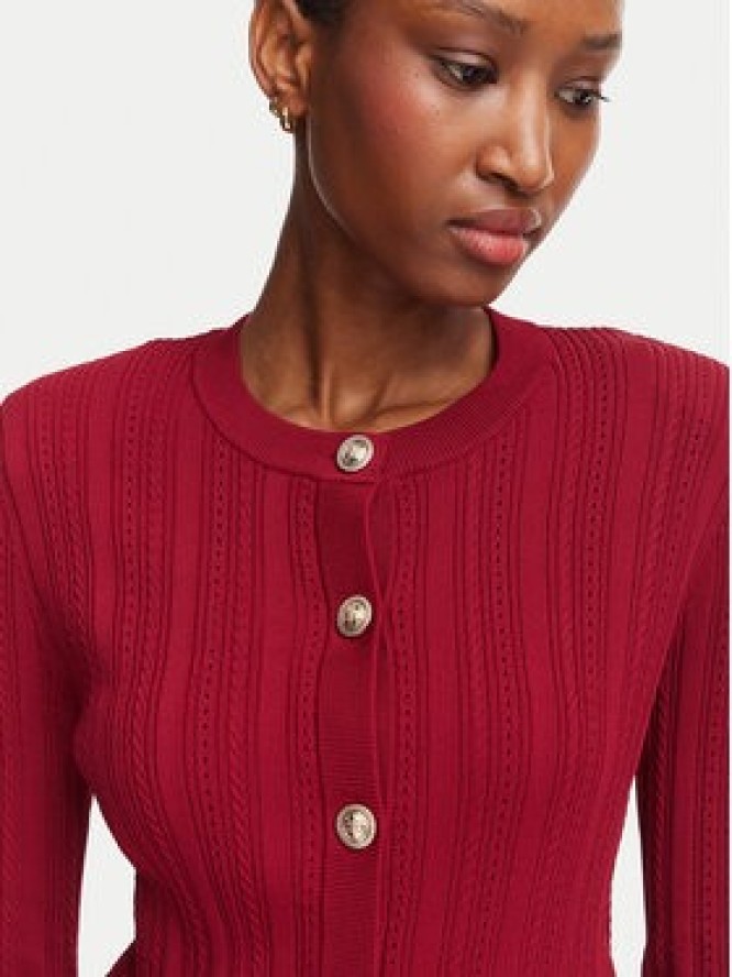 Guess Kardigan W6YR26 Z0973 Bordowy Regular Fit