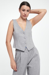 Kamizelka damska lniana Perim MARELLA SPORT