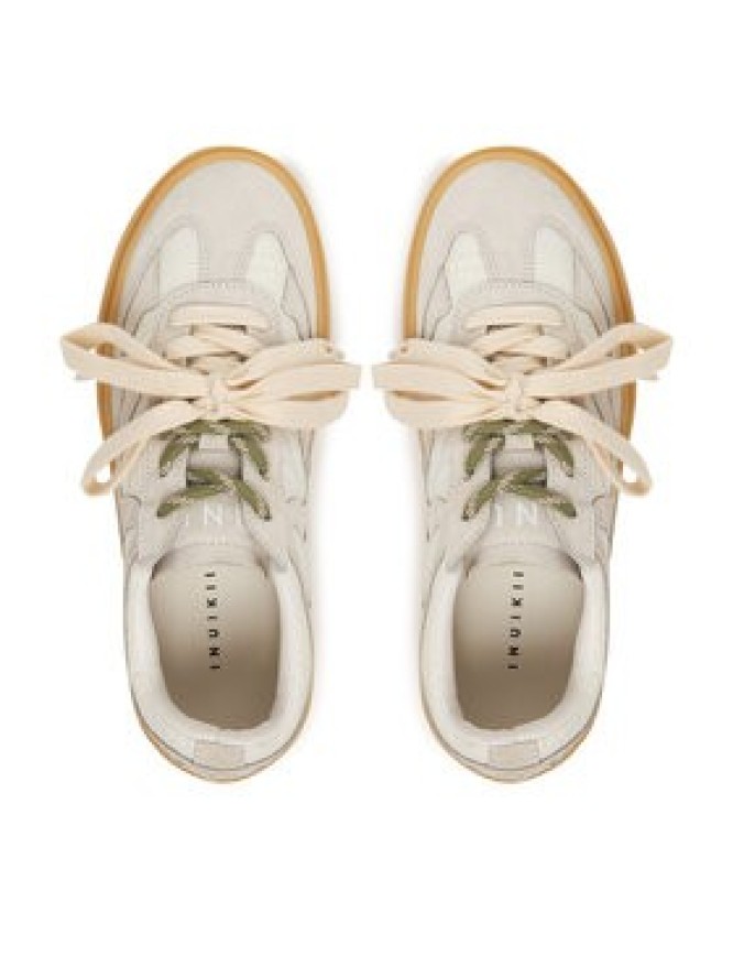 Inuikii Sneakersy Lynn Suede 1001.001.0461 Écru