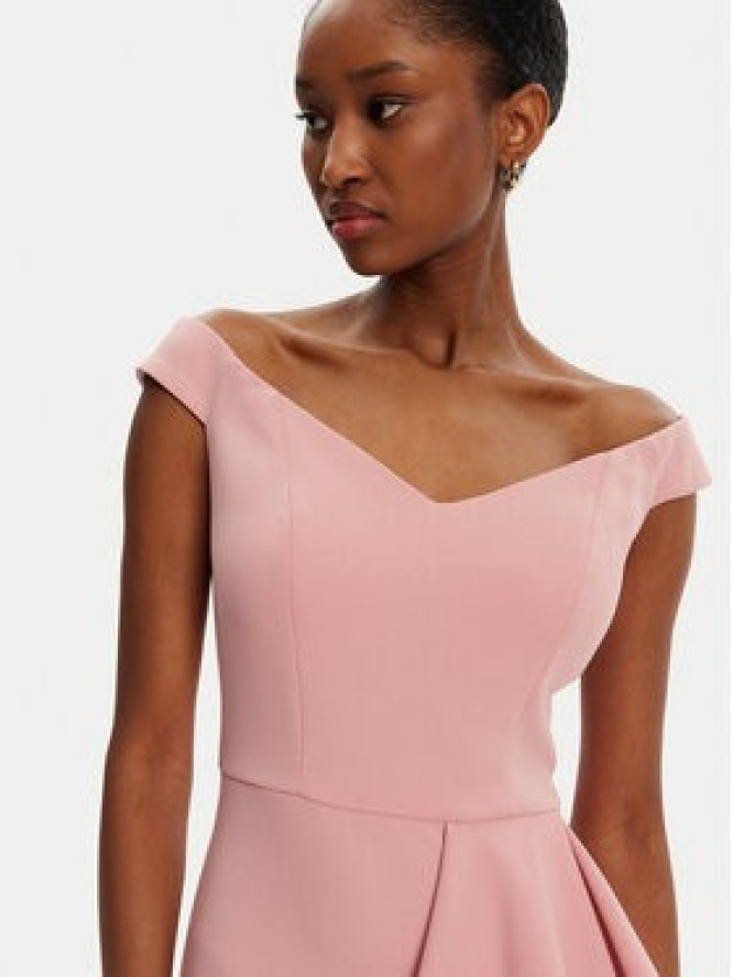 Rinascimento Sukienka wieczorowa CFC0122859003 Różowy Regular Fit