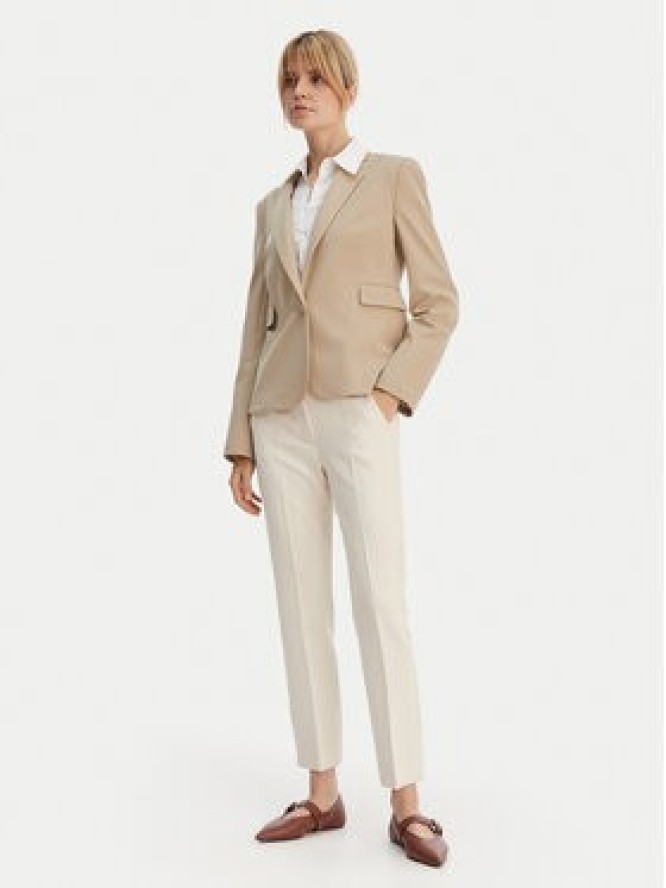 BOSS Marynarka Jia14 50556336 Beżowy Slim Fit