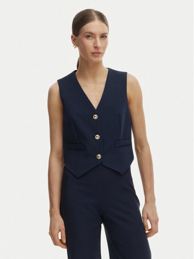 Rinascimento Kamizelka garniturowa CFC0128644003 Granatowy Regular Fit