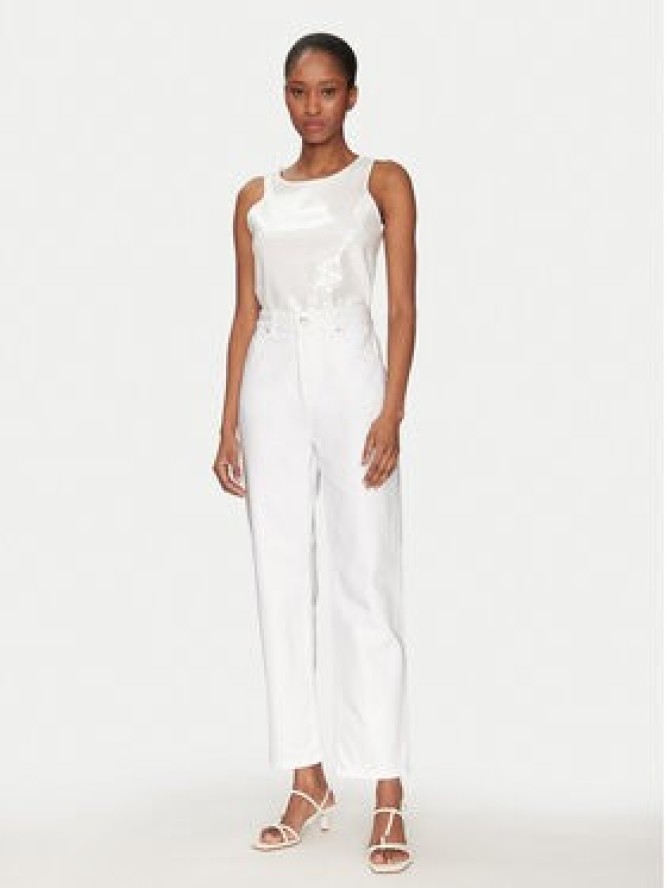 Marella Jeansy Mom 2513181084 Biały Mom Fit