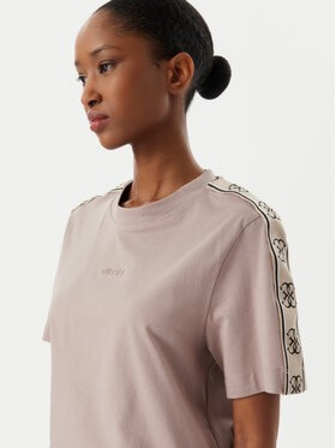 Guess T-Shirt V3RI08 I3Z14 Różowy Relaxed Fit