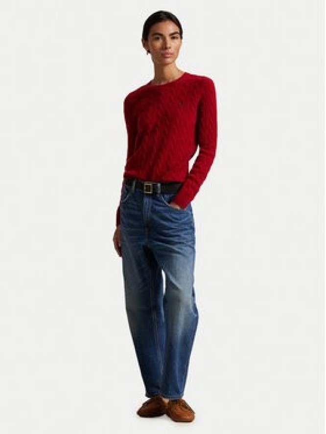 Polo Ralph Lauren Sweter 211971865013 Czerwony Slim Fit