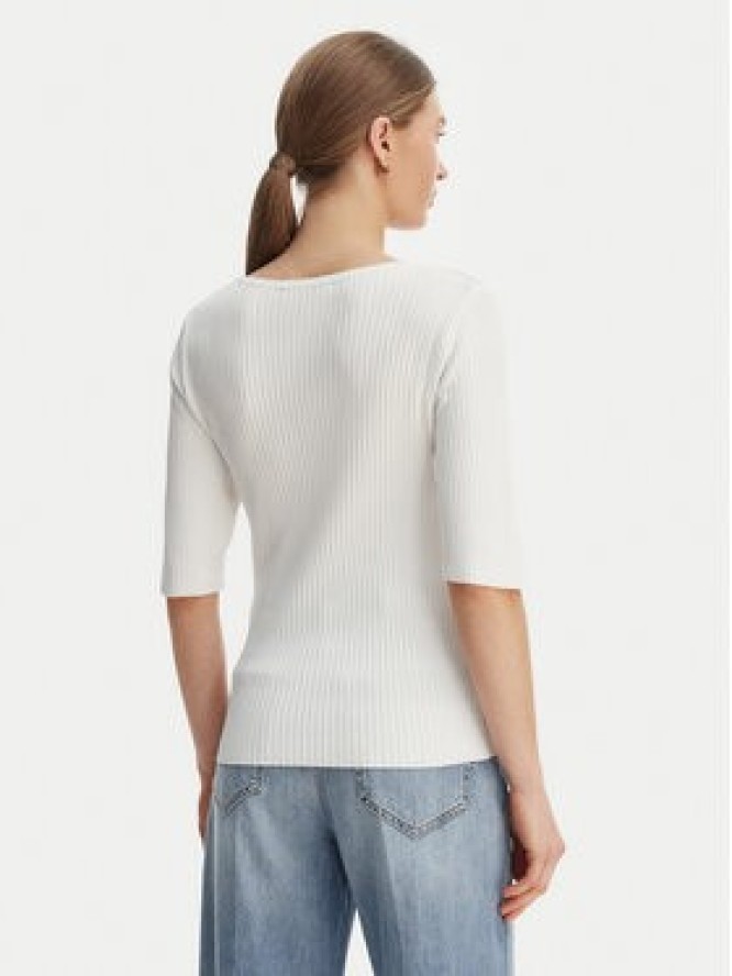 Rinascimento Bluzka CFM0012240003 Biały Slim Fit