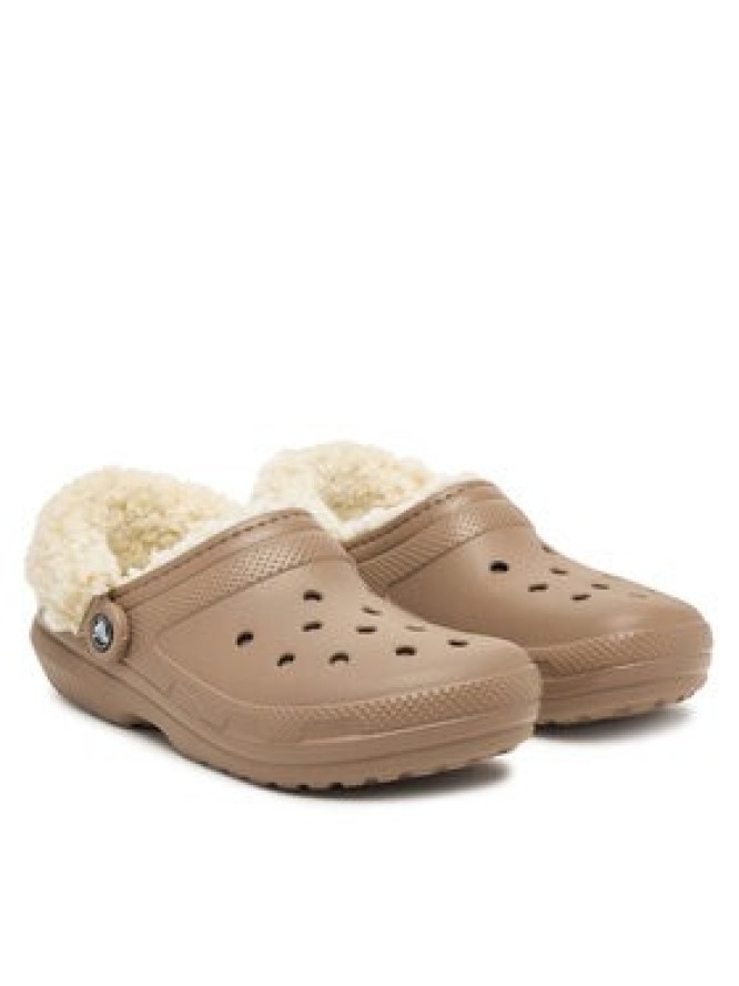 Crocs Klapki Classic Lined Clog 211396 Beżowy