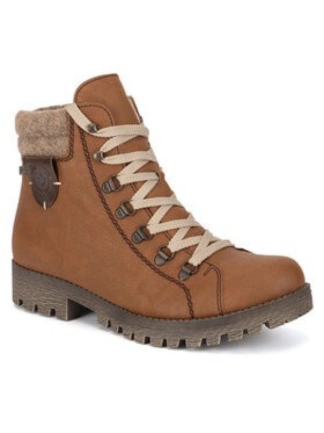 Rieker Botki 785F8-22 Brązowy