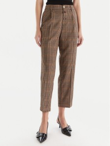 Liu Jo Spodnie materiałowe MF5157 T4335 P9002 Brązowy Regular Fit