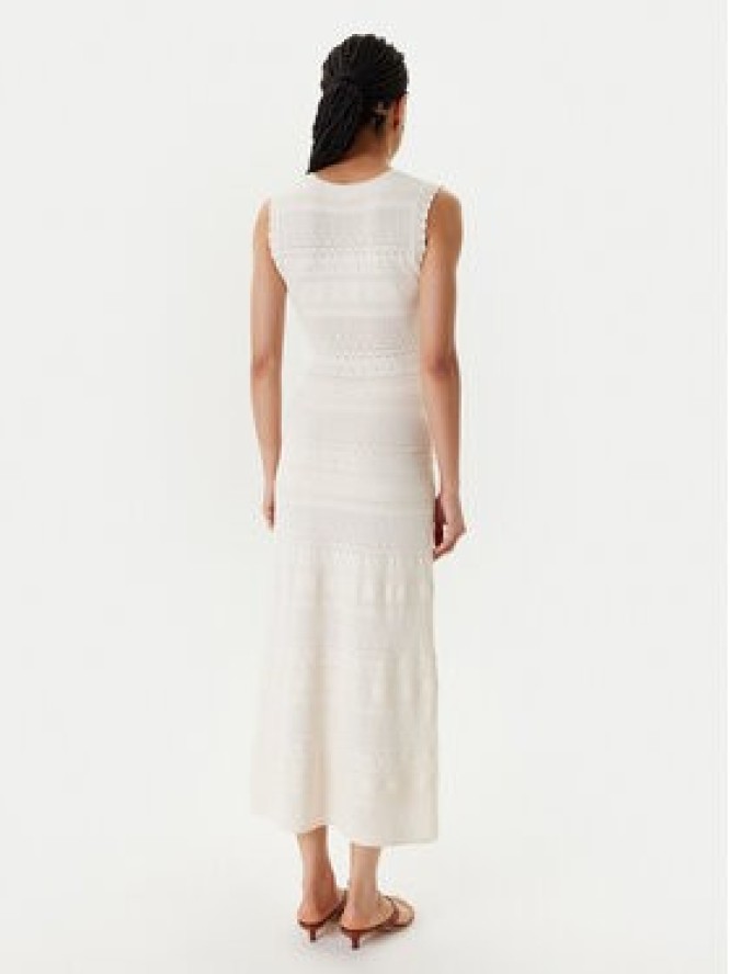 Morgan Sukienka dzianinowa 242-RMALISA Beżowy Slim Fit