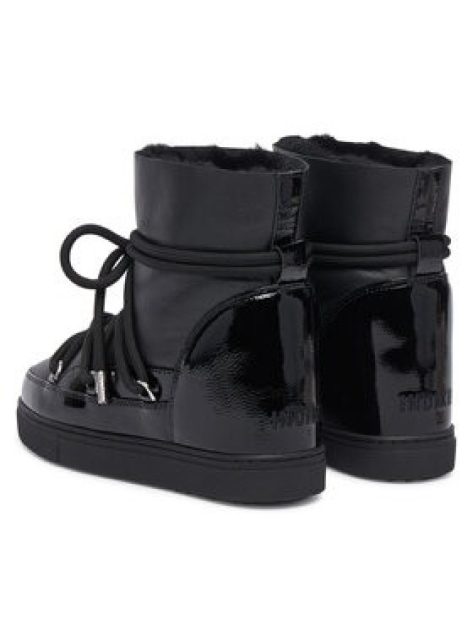 Inuikii Śniegowce Gloss Wedge 1001.004.0052.000 Czarny