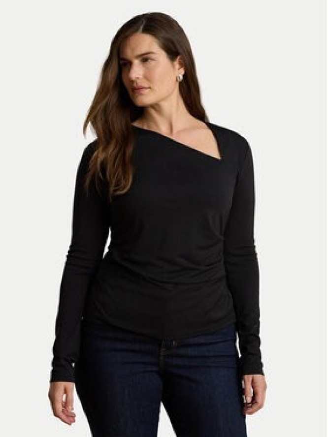 LAUREN RALPH LAUREN Bluzka 200P13936001 Czarny Regular Fit
