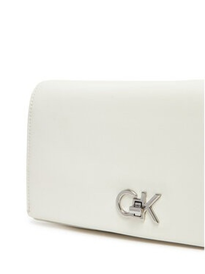 Calvin Klein Torebka Re-Lock Mini Conv LV04F3103G Biały