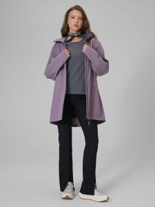 4F Parka przejściowa membrana 5000 damska - fioletowa XL
