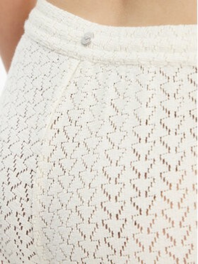 Roxy Spodnie materiałowe ERJX603437 Écru Regular Fit