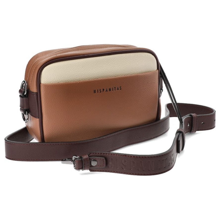 Brązowa Stylowa Torebka Damska Na Ramię Hispanitas
