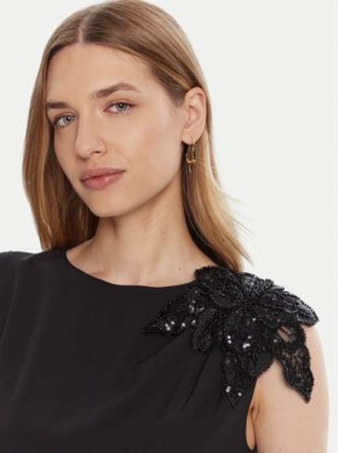 Rinascimento Sukienka wieczorowa CFC0020094002 Czarny Slim Fit