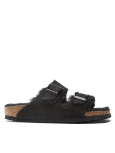 Birkenstock Klapki Arizona Shearling 0752663 Czarny