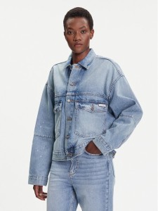 Calvin Klein Jeans Kurtka jeansowa LV047C730G Niebieski Regular Fit
