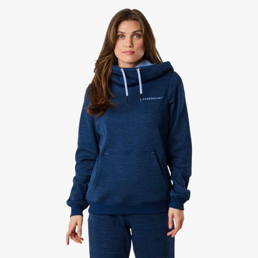 Bluza treningowa kobieca Swedemount Training Logo Hood II szybkoschnąca