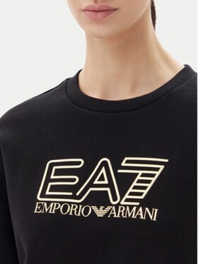 EA7 Emporio Armani Bluza 7W000100 AF10377 MC004 Czarny Loose Fit