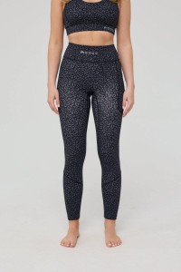 Legginsy Infinite High Waisted - Czarny Leopard