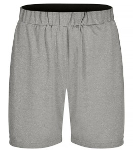 clique Basic Active Shorts Junior - 100% poliester Grey Melange