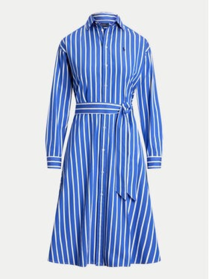 Polo Ralph Lauren Sukienka koszulowa 211891428004 Niebieski Regular Fit