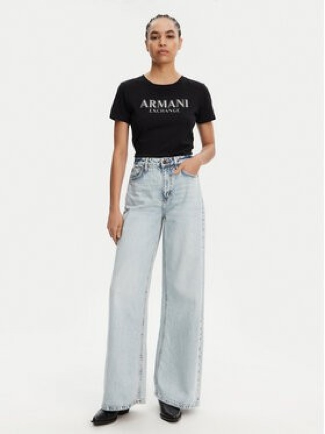 Armani Exchange T-Shirt XW000387 AF10354 UC001 Czarny Regular Fit