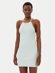 Calvin Klein Jeans Sukienka codzienna J20J225286 Niebieski Slim Fit