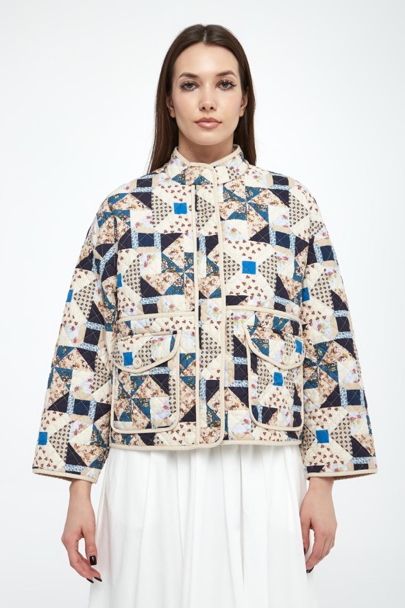 Kurtka damska patchworkowa Arizia WEEKEND MAX MARA