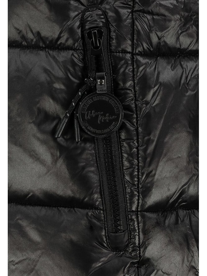 Sublevel Kamizelka pikowana w kolorze czarnym rozmiar: XXL