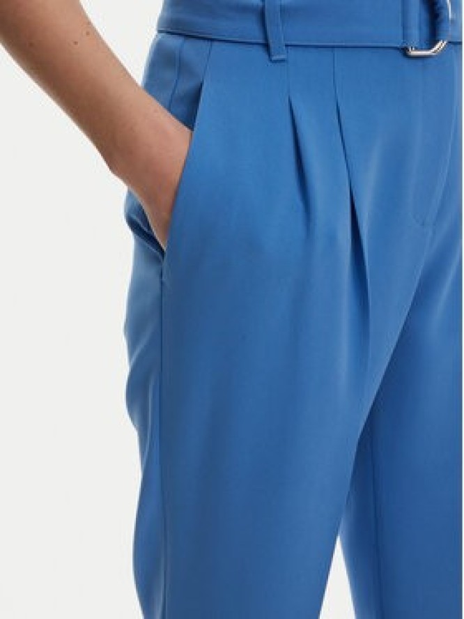 BOSS Spodnie materiałowe Tapiah 50490037 Niebieski Regular Fit